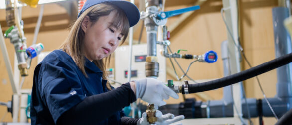 白田静香／2023年入社／製造部  組立課 ライン係